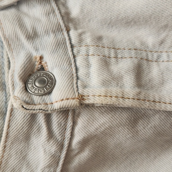 Levi's 501 whitewash jeans Vtg - Picture 6 of 13